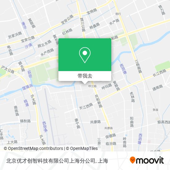 北京优才创智科技有限公司上海分公司地图