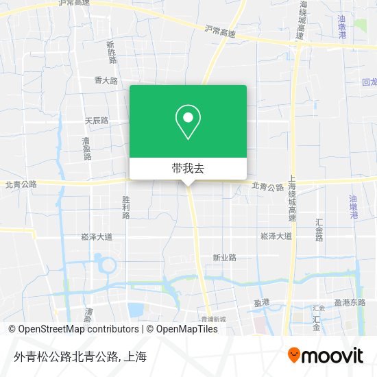 外青松公路北青公路地图
