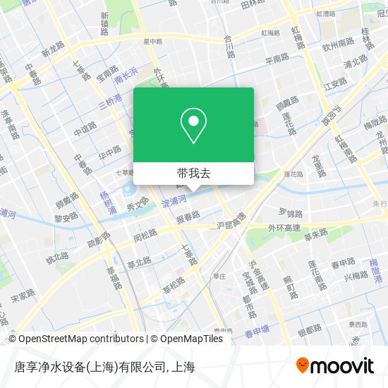 唐享净水设备(上海)有限公司地图