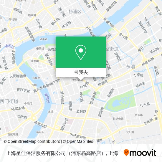 上海星佳保洁服务有限公司（浦东杨高路店）地图