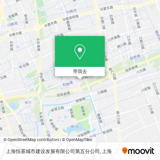 上海恒基城市建设发展有限公司第五分公司地图