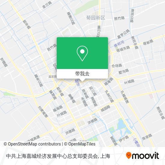 中共上海嘉城经济发展中心总支却委员会地图
