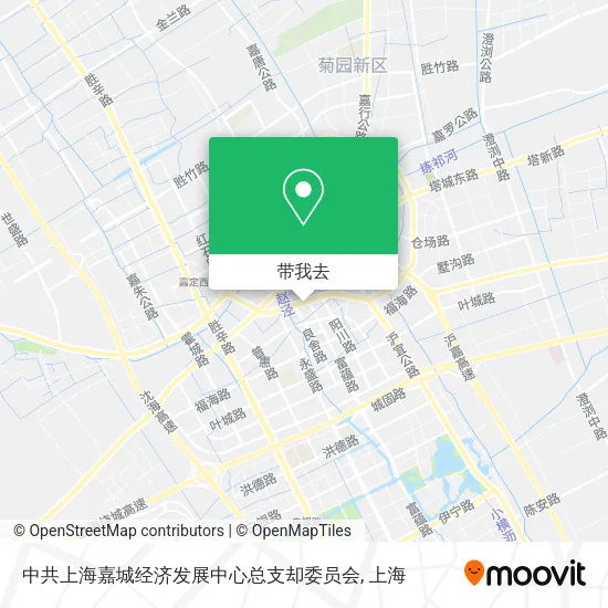 中共上海嘉城经济发展中心总支却委员会地图