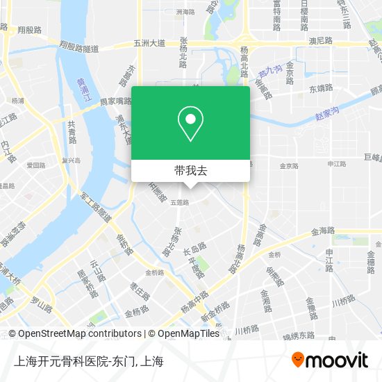 上海开元骨科医院-东门地图