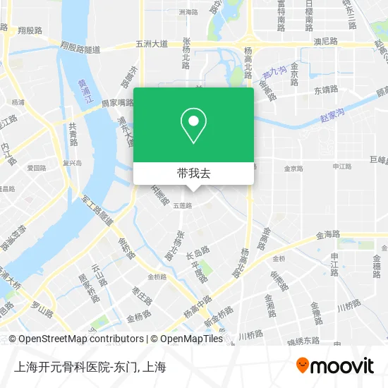 上海开元骨科医院-东门地图