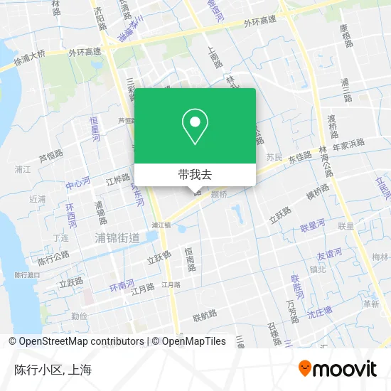 陈行小区地图
