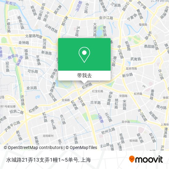 水城路21弄13支弄1幢1~5单号地图