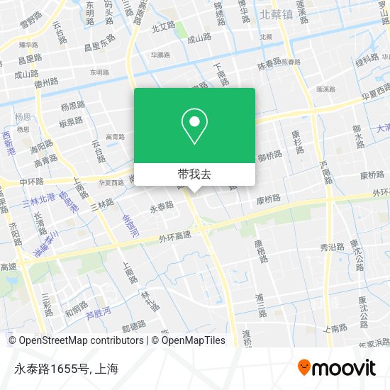 永泰路1655号地图