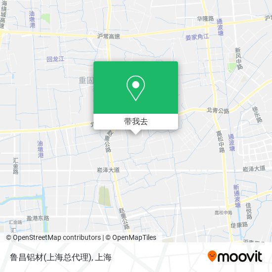 鲁昌铝材(上海总代理)地图