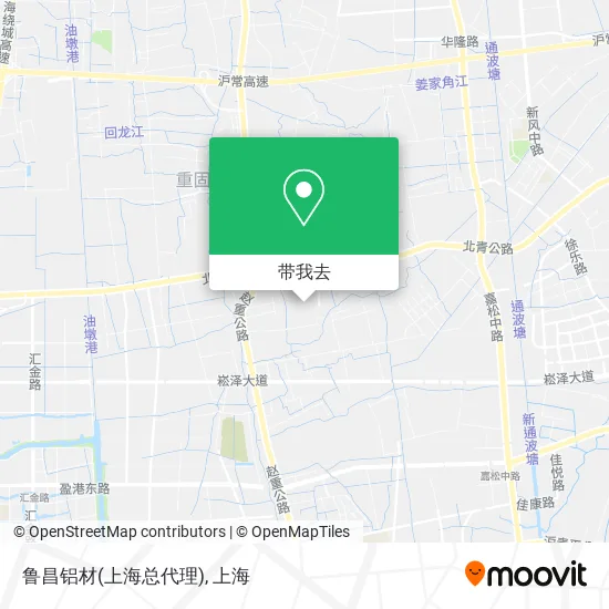 鲁昌铝材(上海总代理)地图