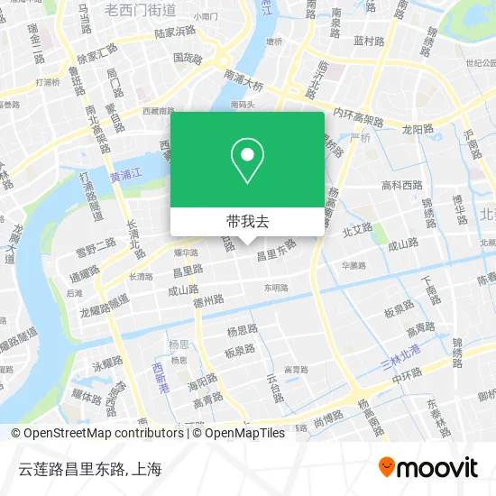 云莲路昌里东路地图