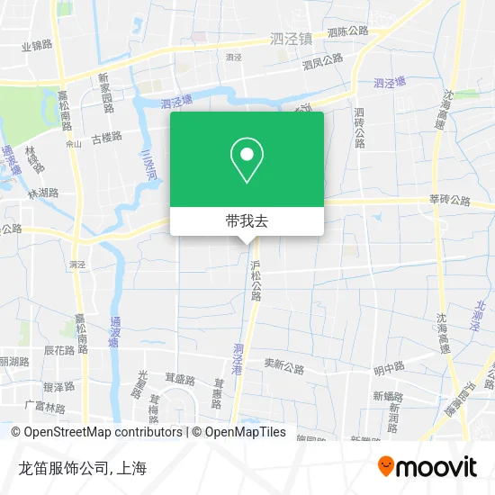 龙笛服饰公司地图