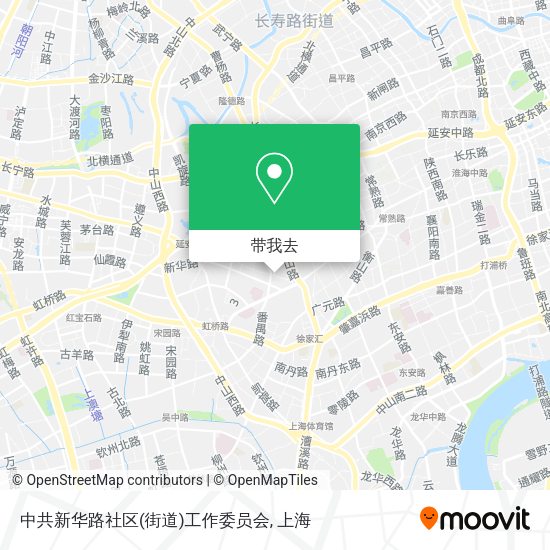 中共新华路社区(街道)工作委员会地图