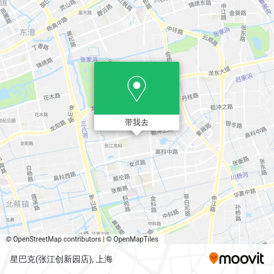 星巴克(张江创新园店)地图