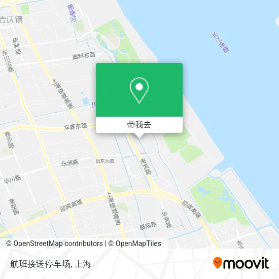 航班接送停车场地图