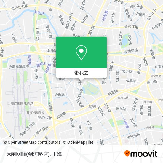 休闲网咖(剑河路店)地图
