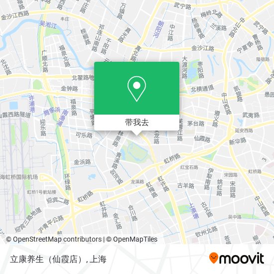 立康养生（仙霞店）地图