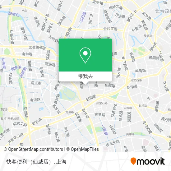 快客便利（仙威店）地图