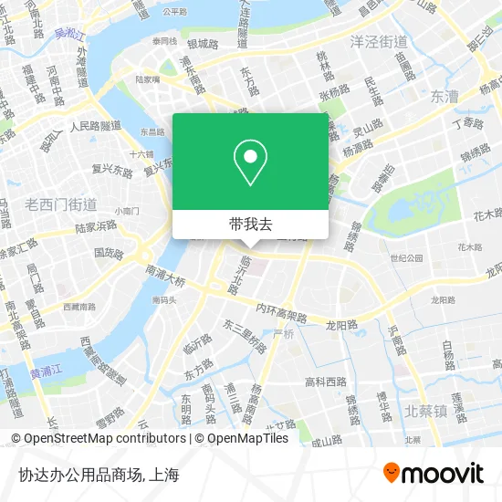 协达办公用品商场地图
