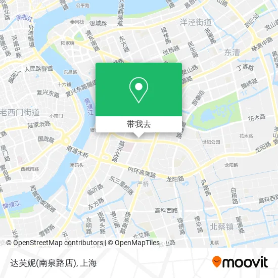 达芙妮(南泉路店)地图