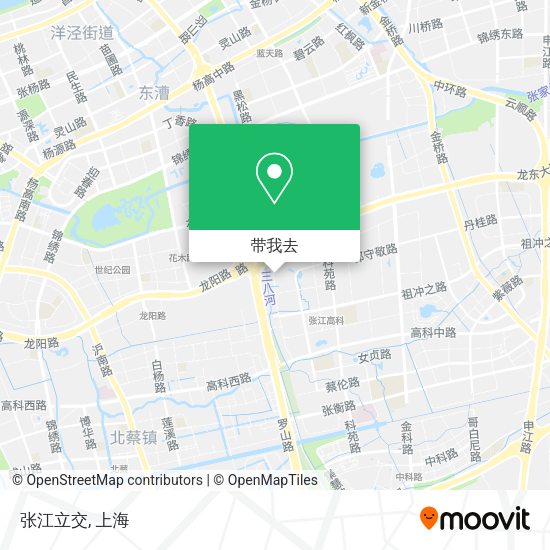 张江立交地图
