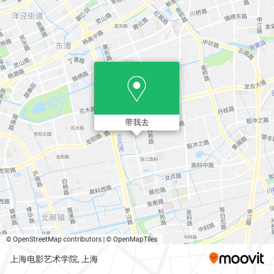上海电影艺术学院地图