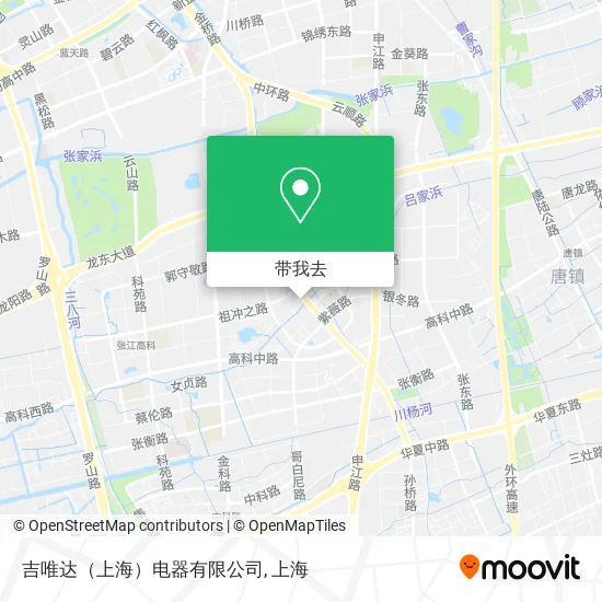 吉唯达（上海）电器有限公司地图
