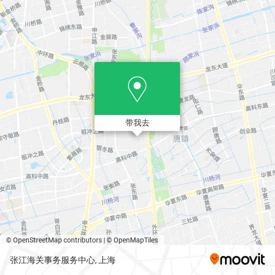 张江海关事务服务中心地图