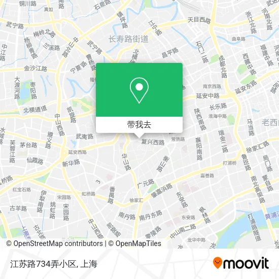 江苏路734弄小区地图