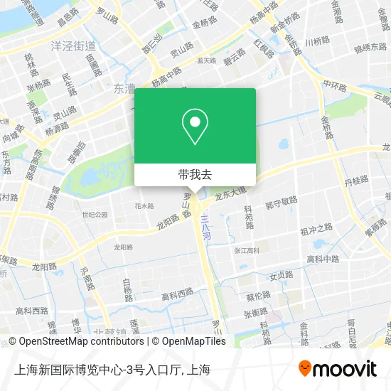 上海新国际博览中心-3号入口厅地图