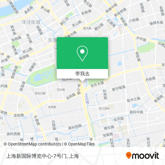 上海新国际博览中心-7号门地图