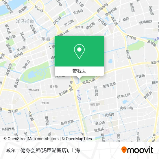 威尔士健身会所(汤臣湖庭店)地图