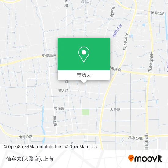 仙客来(大盈店)地图