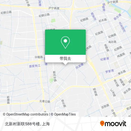 北新村新联588号楼地图