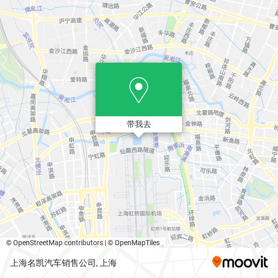 上海名凯汽车销售公司地图