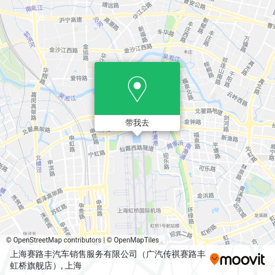 上海赛路丰汽车销售服务有限公司（广汽传祺赛路丰虹桥旗舰店）地图