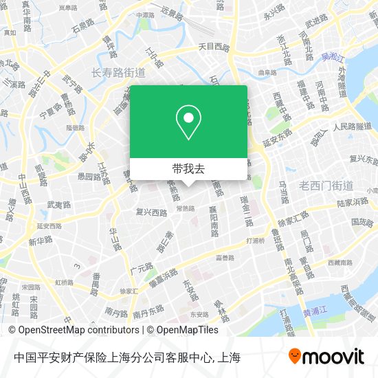 中国平安财产保险上海分公司客服中心地图