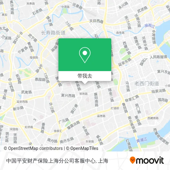 中国平安财产保险上海分公司客服中心地图