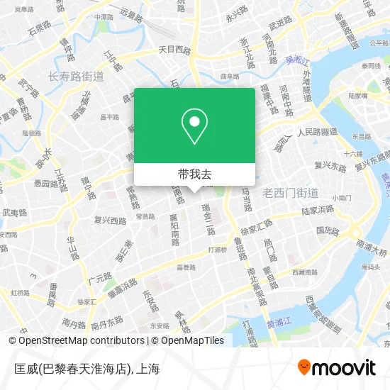 匡威(巴黎春天淮海店)地图