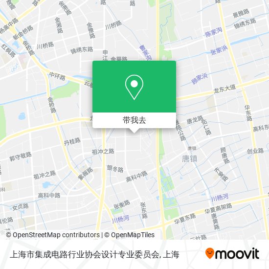 上海市集成电路行业协会设计专业委员会地图