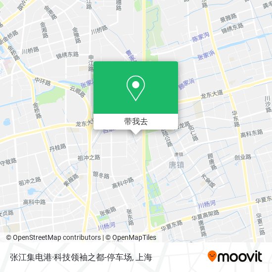 张江集电港·科技领袖之都-停车场地图