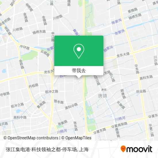 张江集电港·科技领袖之都-停车场地图