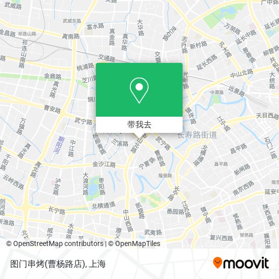 图门串烤(曹杨路店)地图