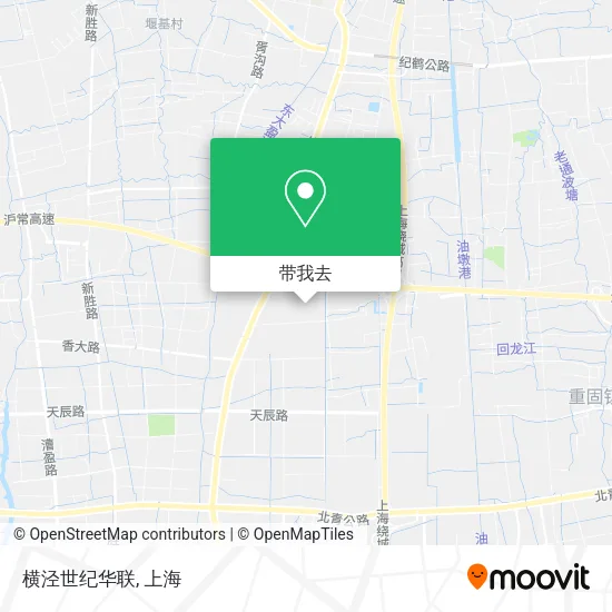 横泾世纪华联地图