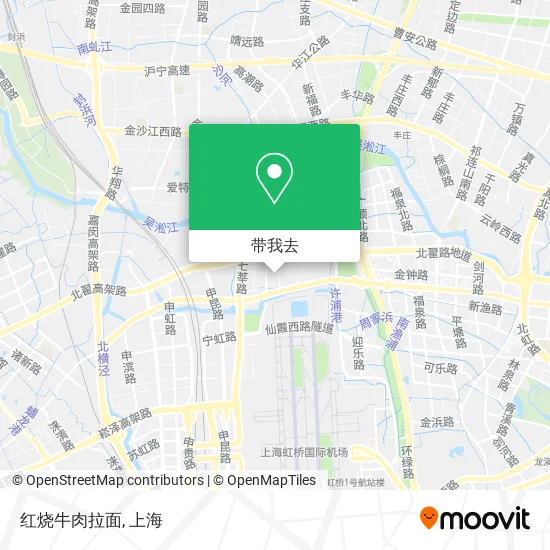 红烧牛肉拉面地图