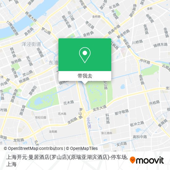 上海开元·曼居酒店(罗山店)(原瑞亚湖滨酒店)-停车场地图