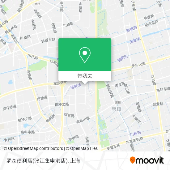 罗森便利店(张江集电港店)地图