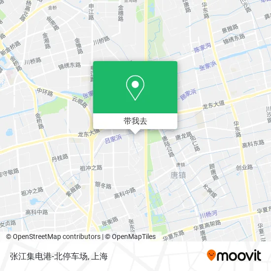 张江集电港-北停车场地图