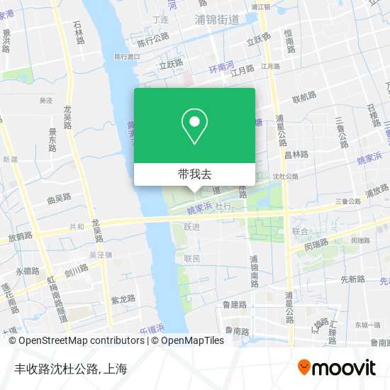 丰收路沈杜公路地图