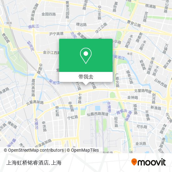 上海虹桥铭睿酒店地图